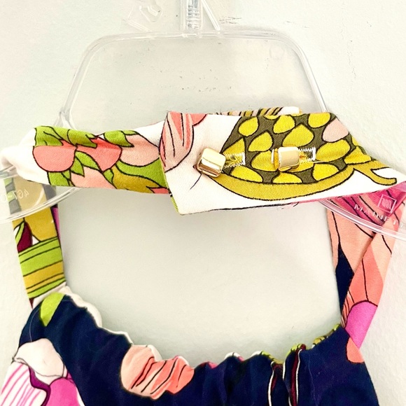 Trina Turk Reversible "Tamika" Secret Garden Halter Top  -Size Small - Picture 9 of 9